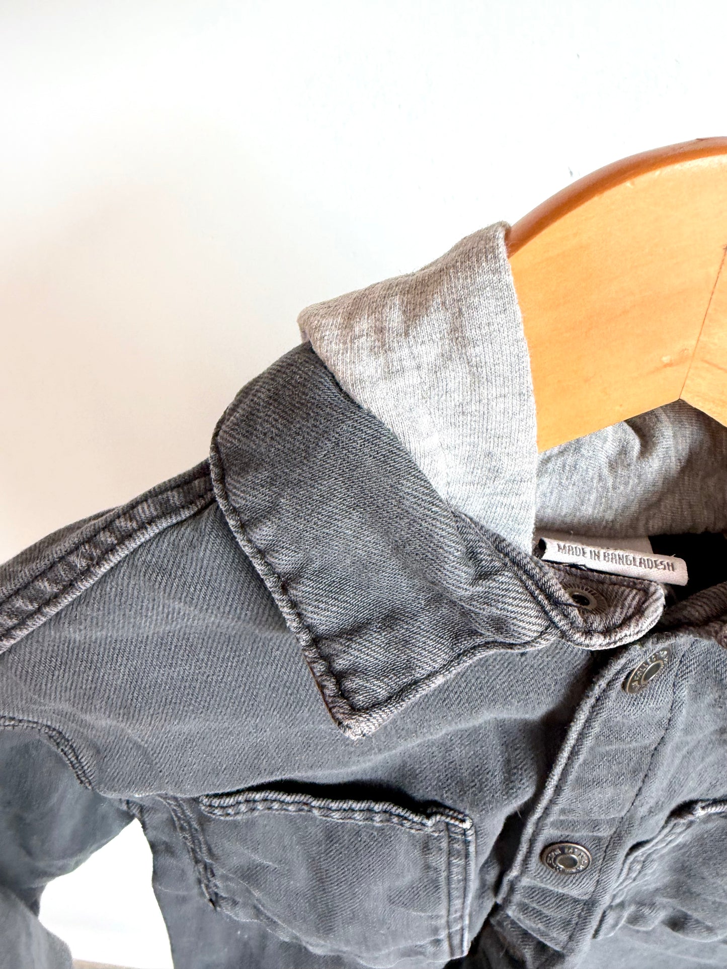 Zara Hood Charcoal Sweater / 18-24m