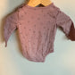 Snowflake Lilac Bodysuit / 3-6m