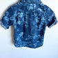 Gap Blue Floral Dress Shirt / 18-24m