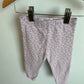 Purple Butterfly Leggings / 12-18m