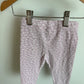 Purple Butterfly Leggings / 12-18m