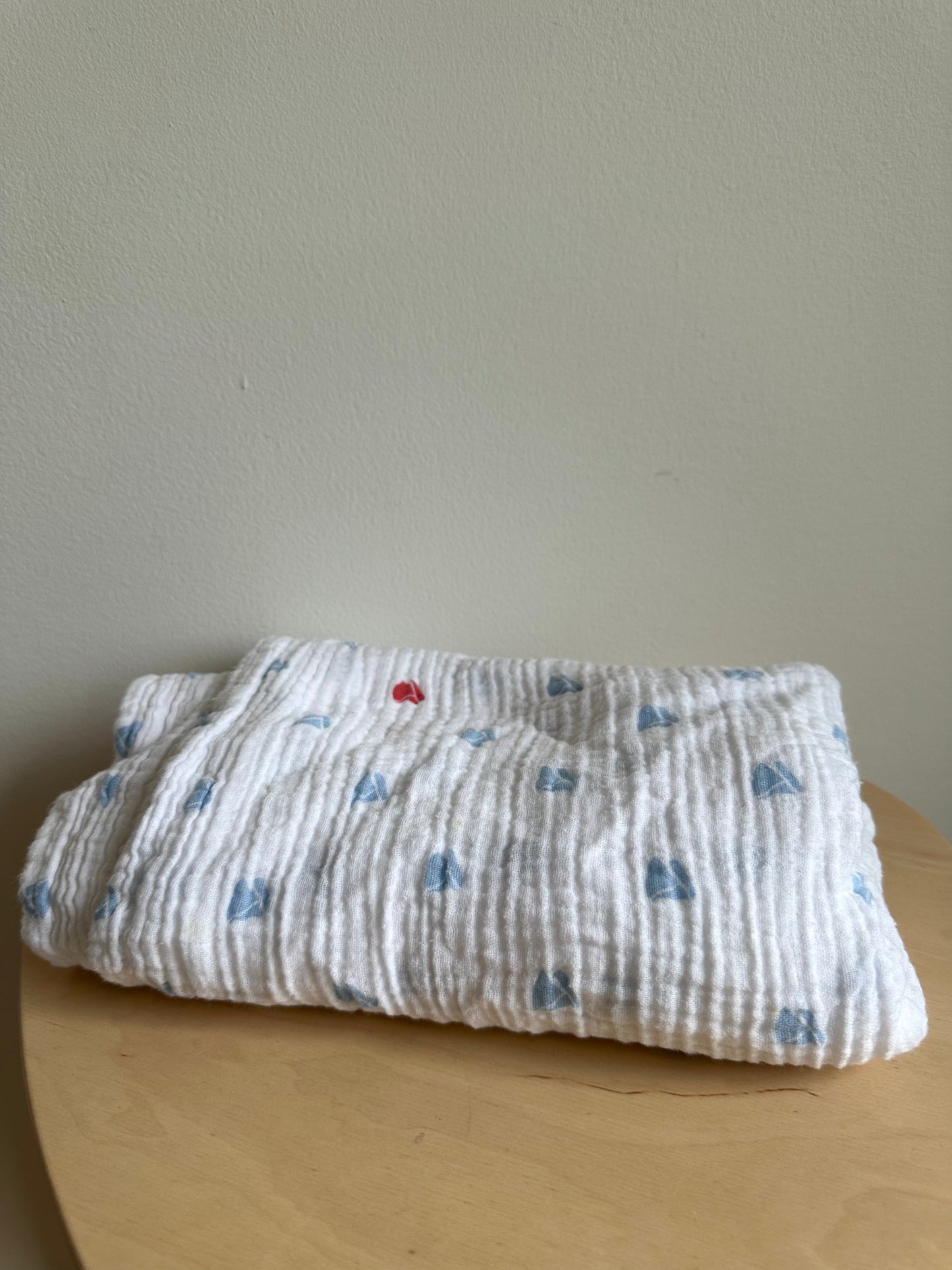 Sailboats Muslin Swaddle Blanket