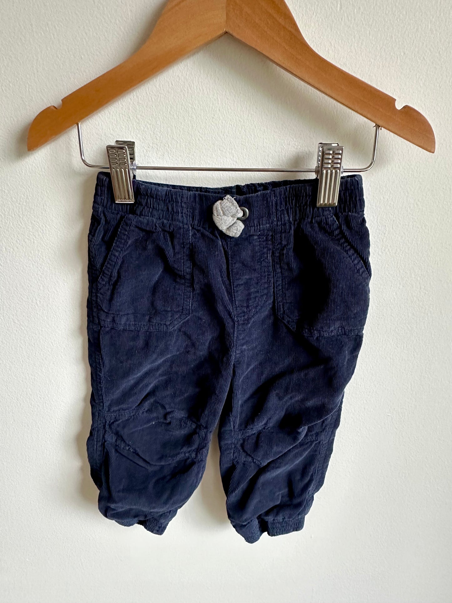 Navy Corduroy Pants / 12-18m