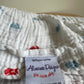 Sailboats Muslin Swaddle Blanket