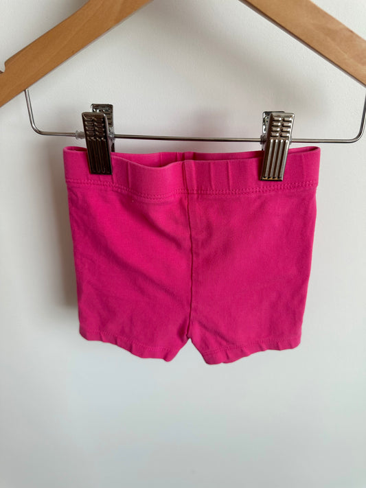 Pink Biker Shorts / 12-18m