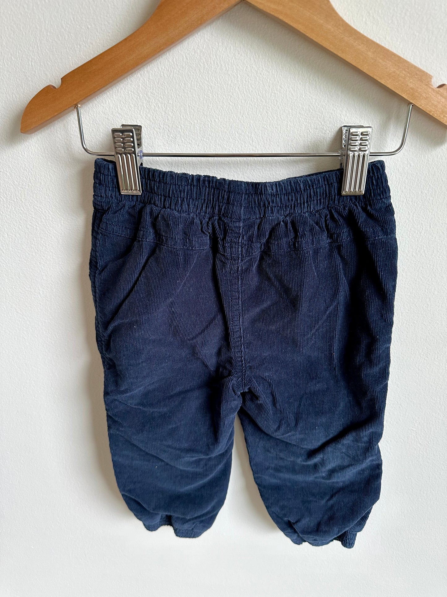 Navy Corduroy Pants / 12-18m