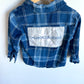 CK Button Up Blue Flannel / 3T