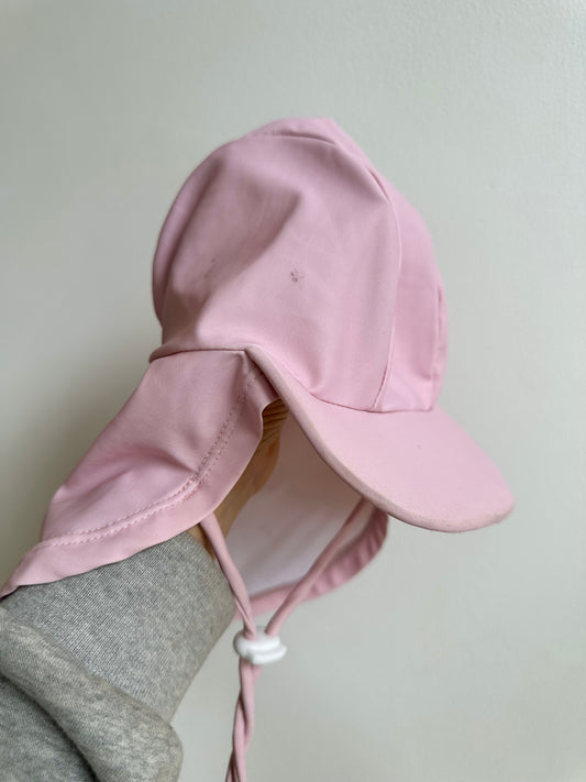 Honeysuckle Pink Stretch Sun/Swim Hat  (PLAY)/ 6-12m