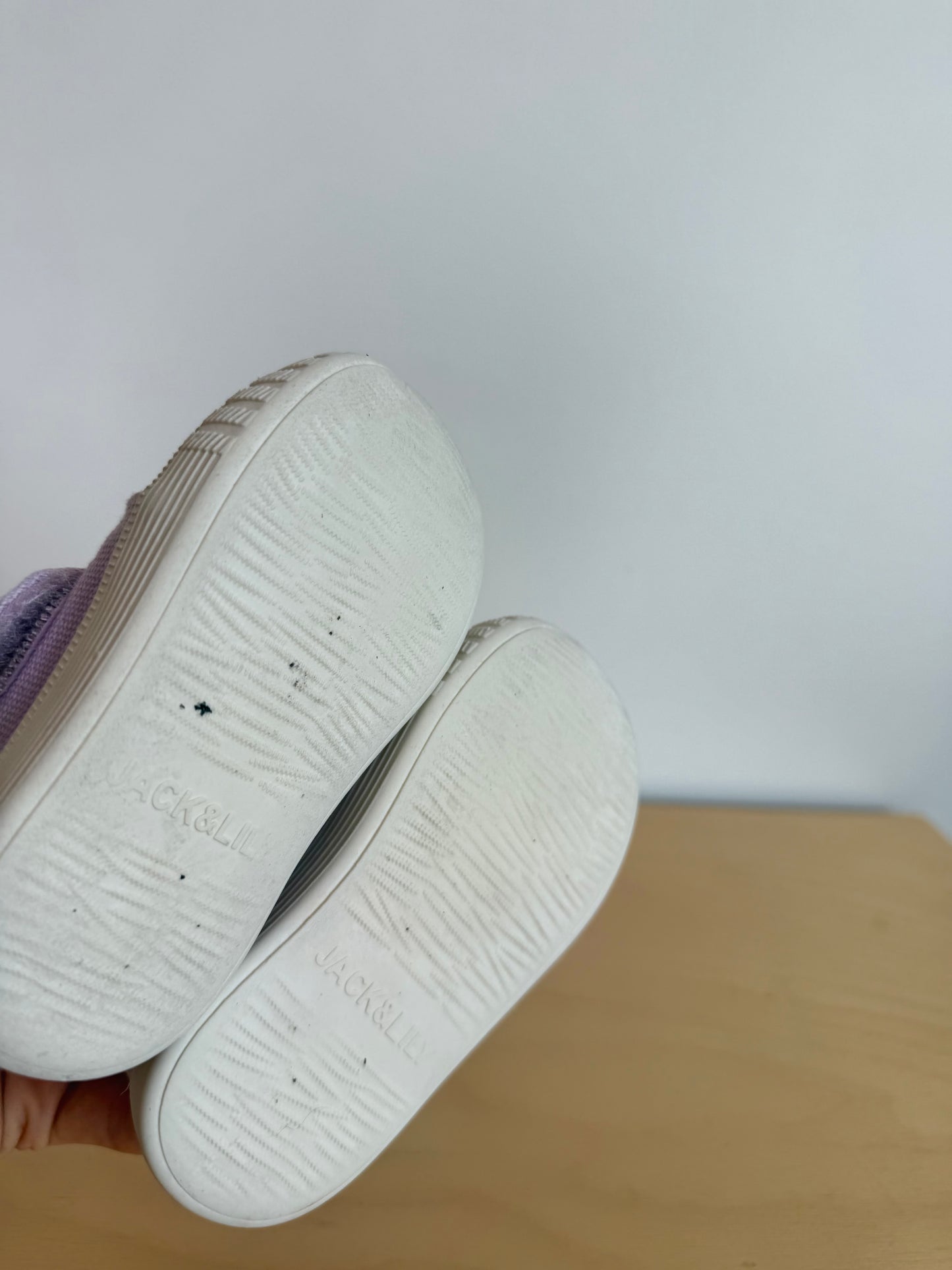 Lavender Velcro Shoes / Size 5 Toddler?