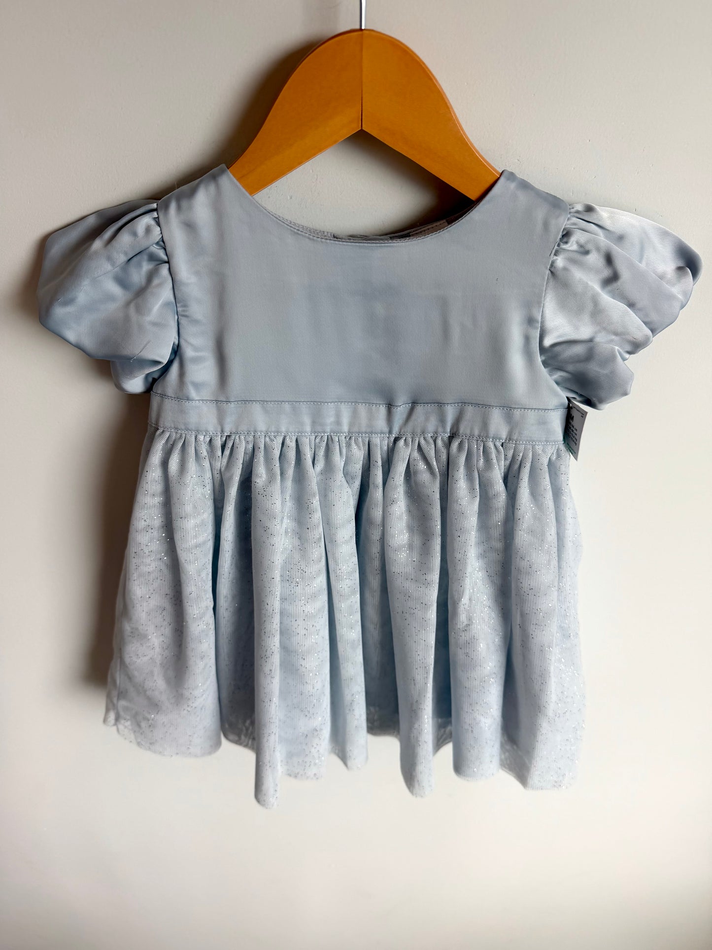 Formal Sparkle Dusty Blue Dress / 24m