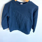 Navy Embroidered Stegosaurus Crew  / 18-24m