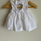 White Eyelet Cotton Dress / 0-3m