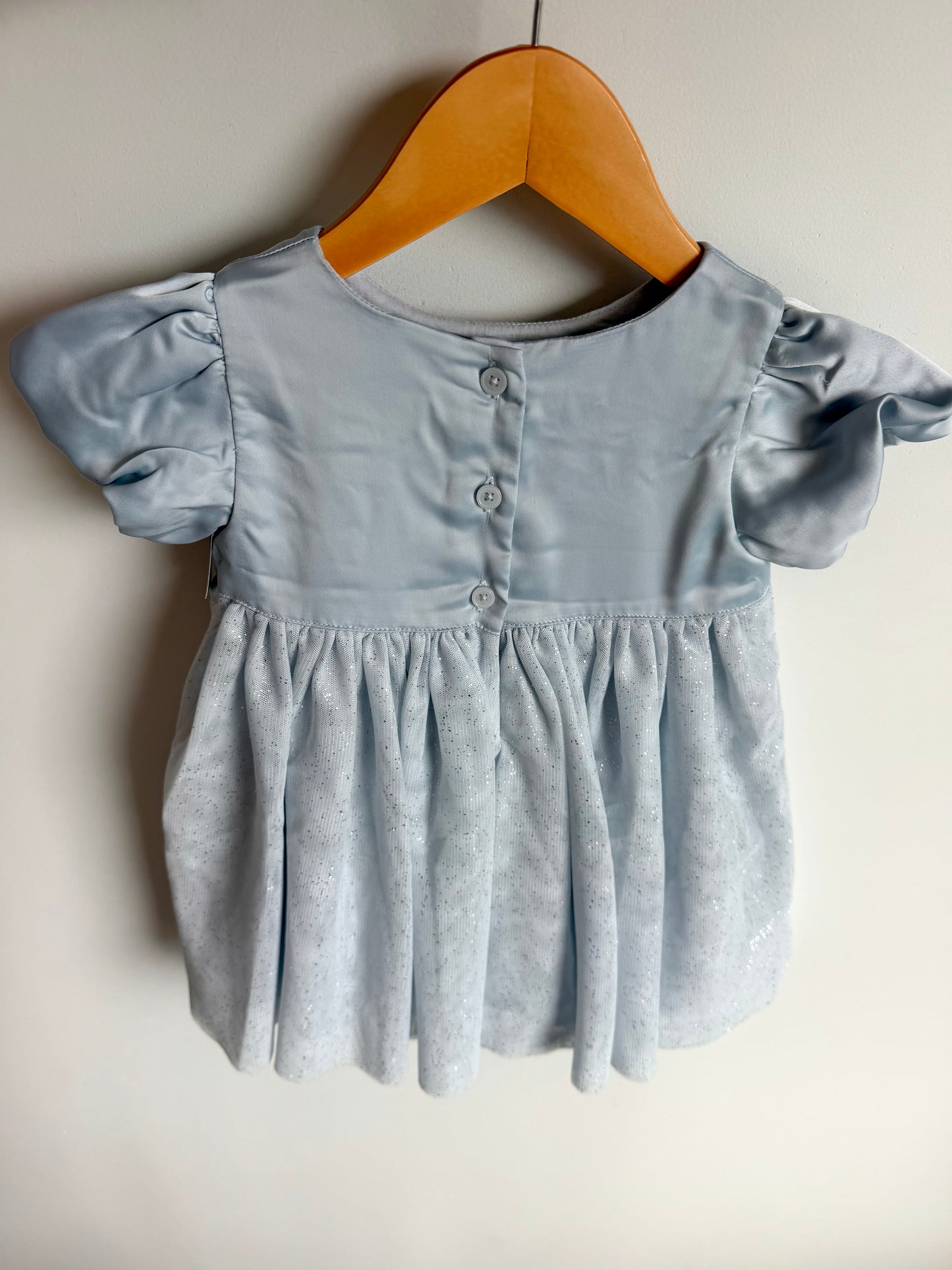 Formal Sparkle Dusty Blue Dress / 24m