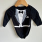 Formal Tux Bodysuit / 12-18m