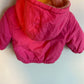 Bright Pink Hood Reversible Jacket / 6-12m