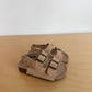 Tan Buckle Sandals / 3-6m