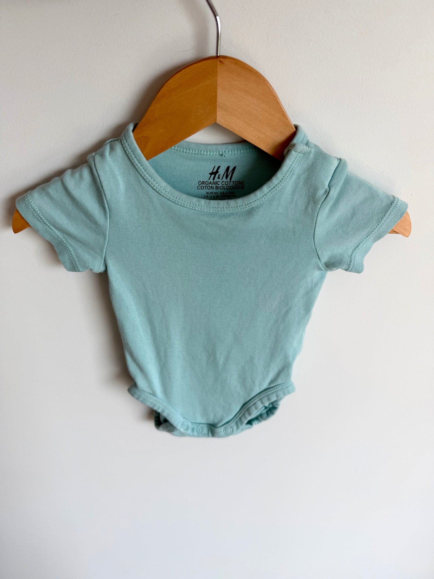 H&M Blue Bodysuit / 2-4m