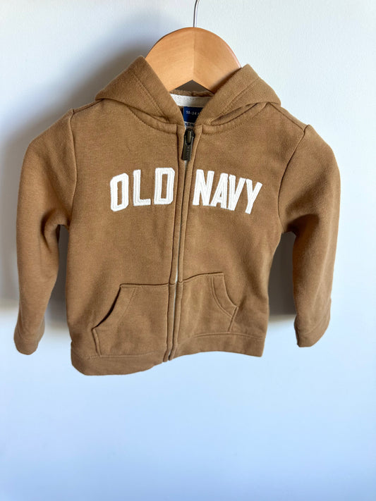 Tan Old Navy Hoodie / 18-24m