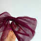 Maroon Bow Headband / 3m-3T?