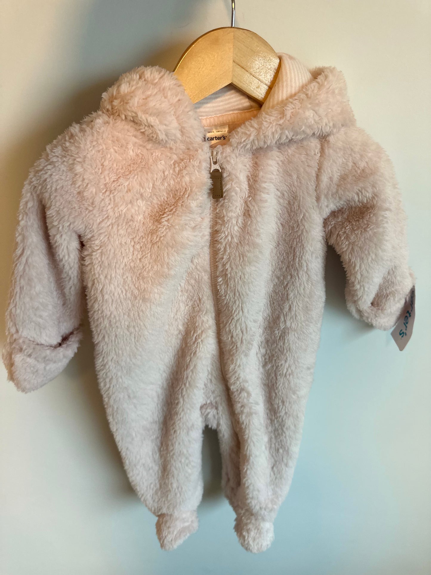 Pink Hood Fleece Bunting Suit (With Tags) / 9m