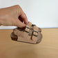 Tan Buckle Sandals / 3-6m