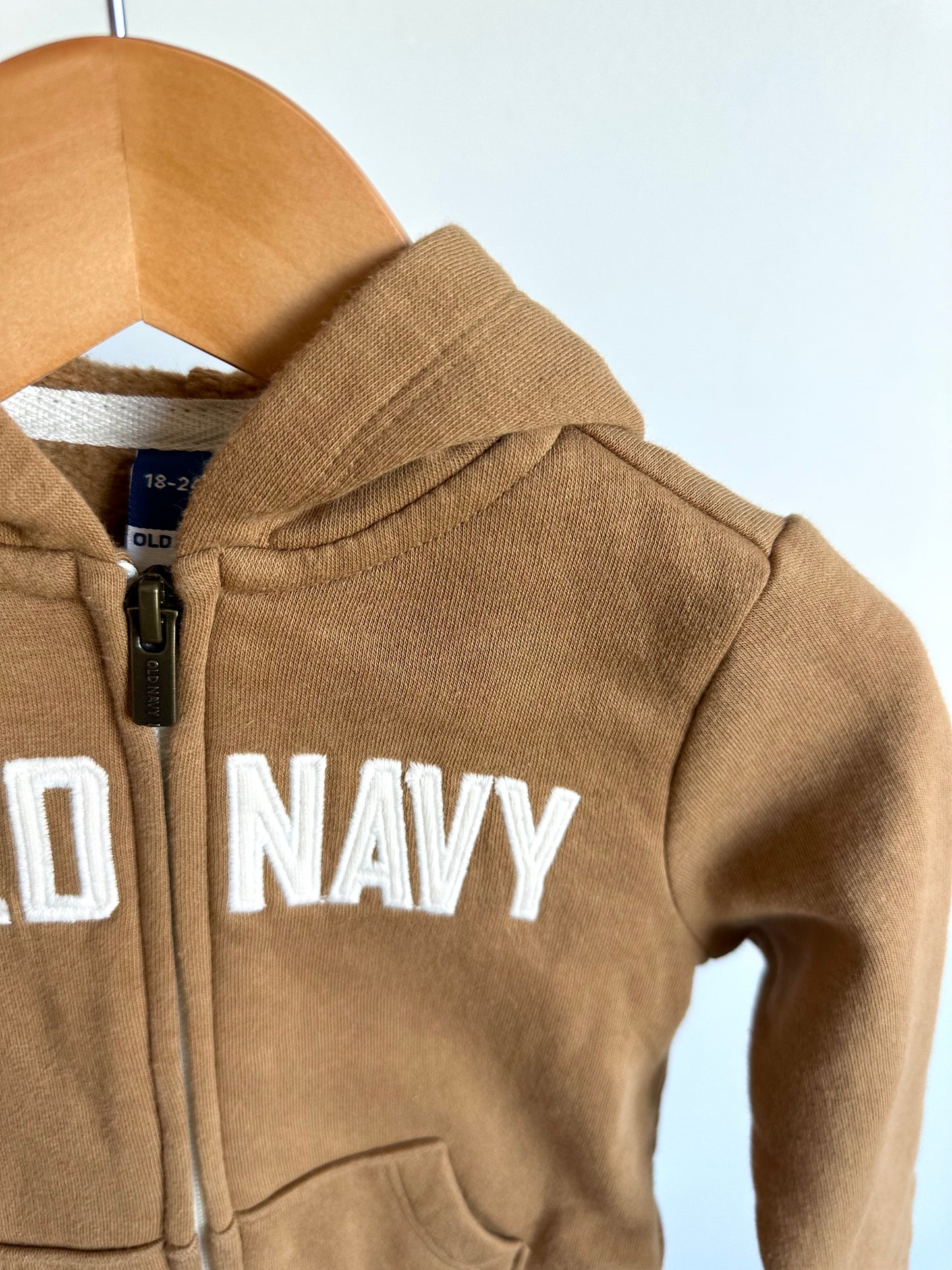 Tan Old Navy Hoodie / 18-24m