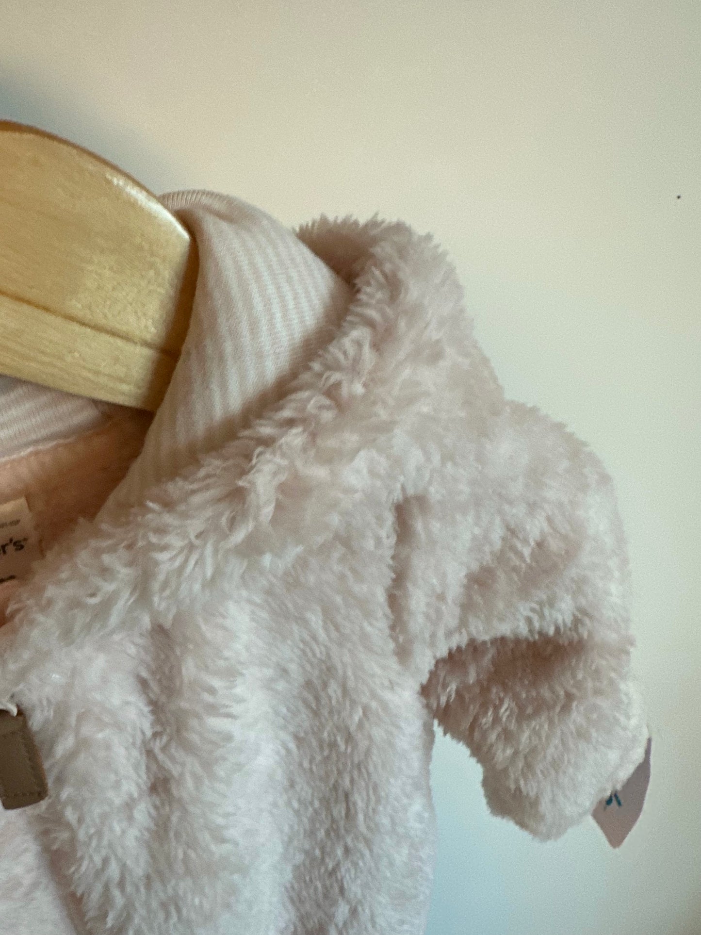 Pink Hood Fleece Bunting Suit (With Tags) / 9m