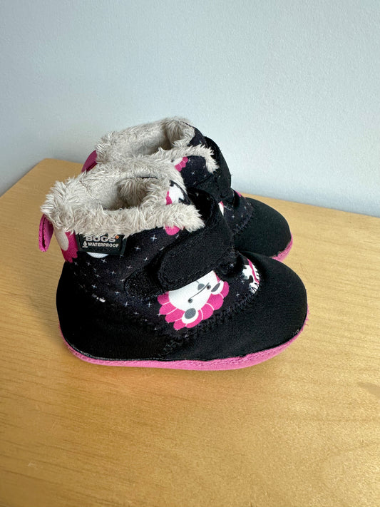 Bogs Pink Lion Waterproof Ankle Boot / Size 4 Toddler