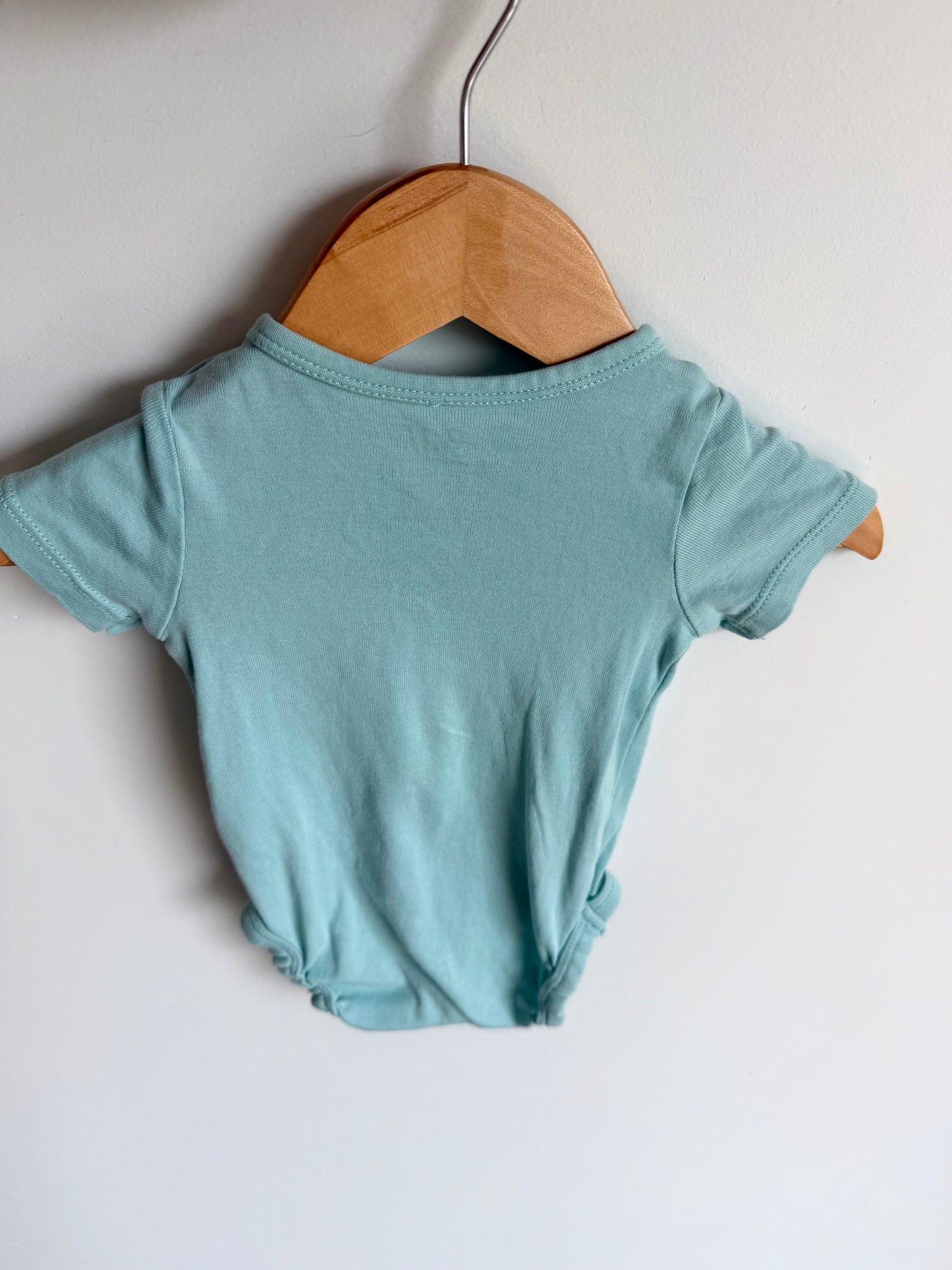 H&M Blue Bodysuit / 2-4m