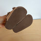 Tan Buckle Sandals / 3-6m