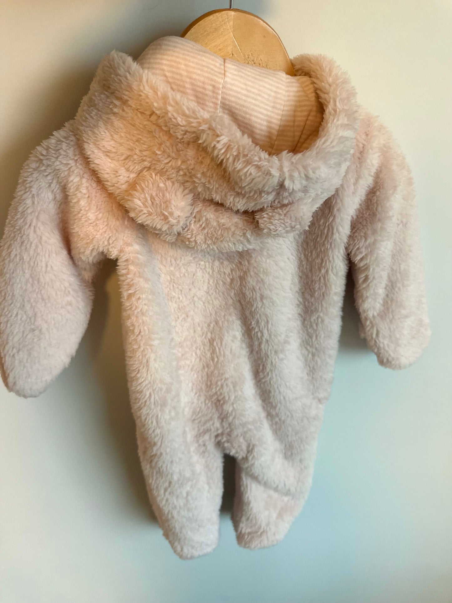 Pink Hood Fleece Bunting Suit (With Tags) / 9m