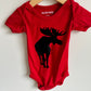 Red Moose Bodysuit / 6-12m