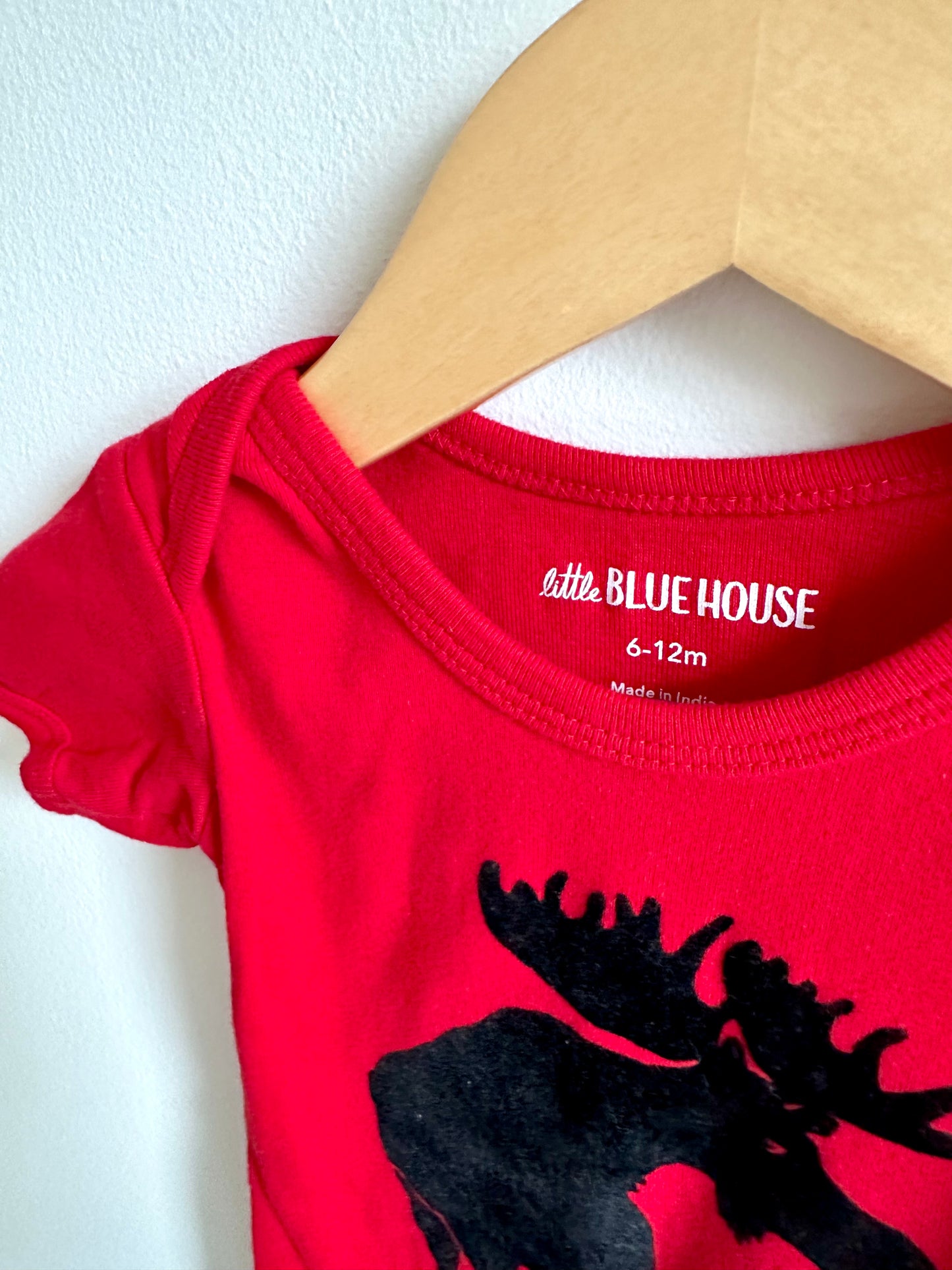 Red Moose Bodysuit / 6-12m