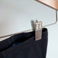 Black Ribbed Leggings / 2T