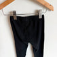 Black Ribbed Leggings / 2T