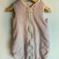 Pink Sleep Sack with White Trim / 6-18m