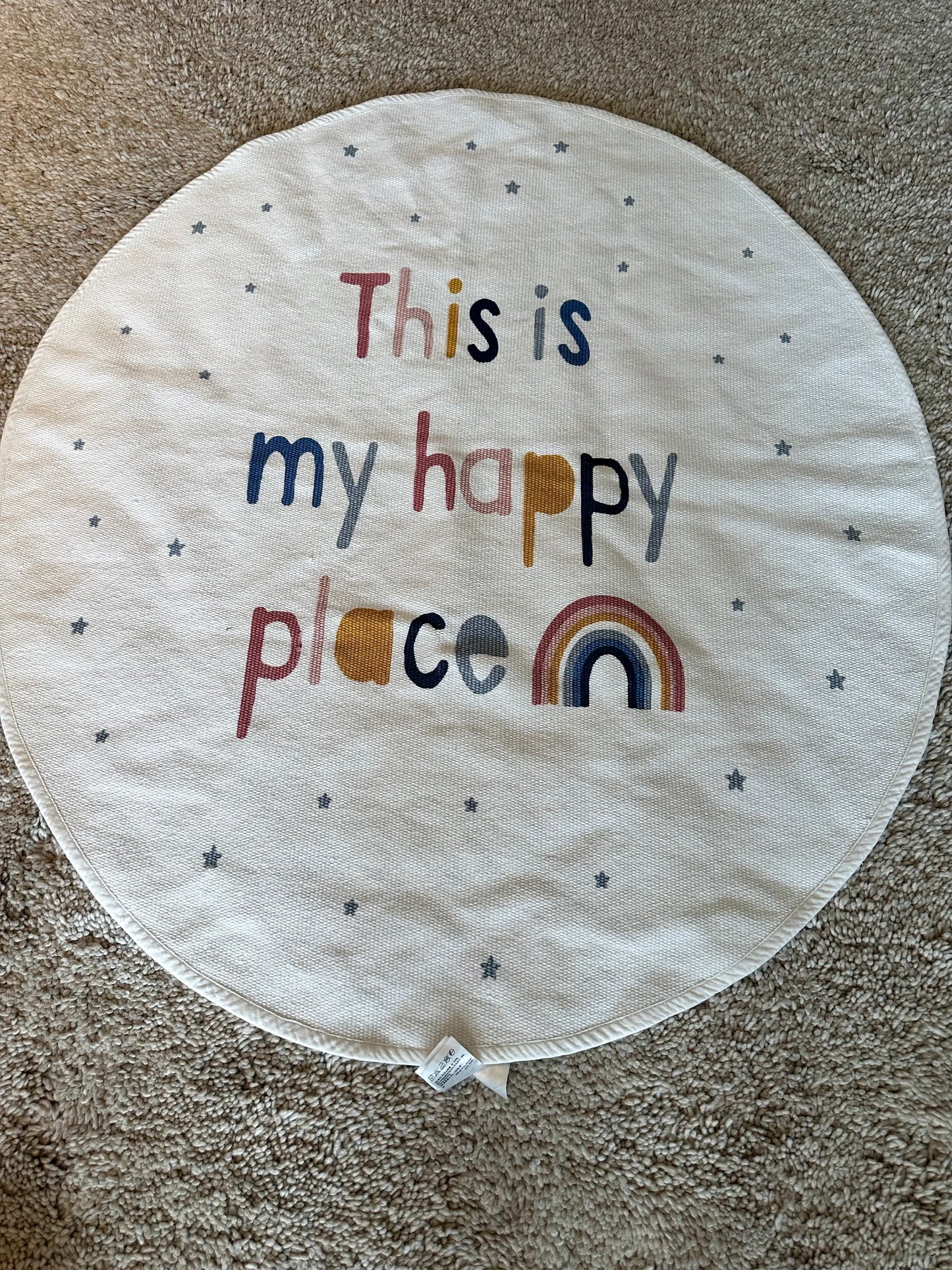 This Is My Happy Place Rug (No Shipping)