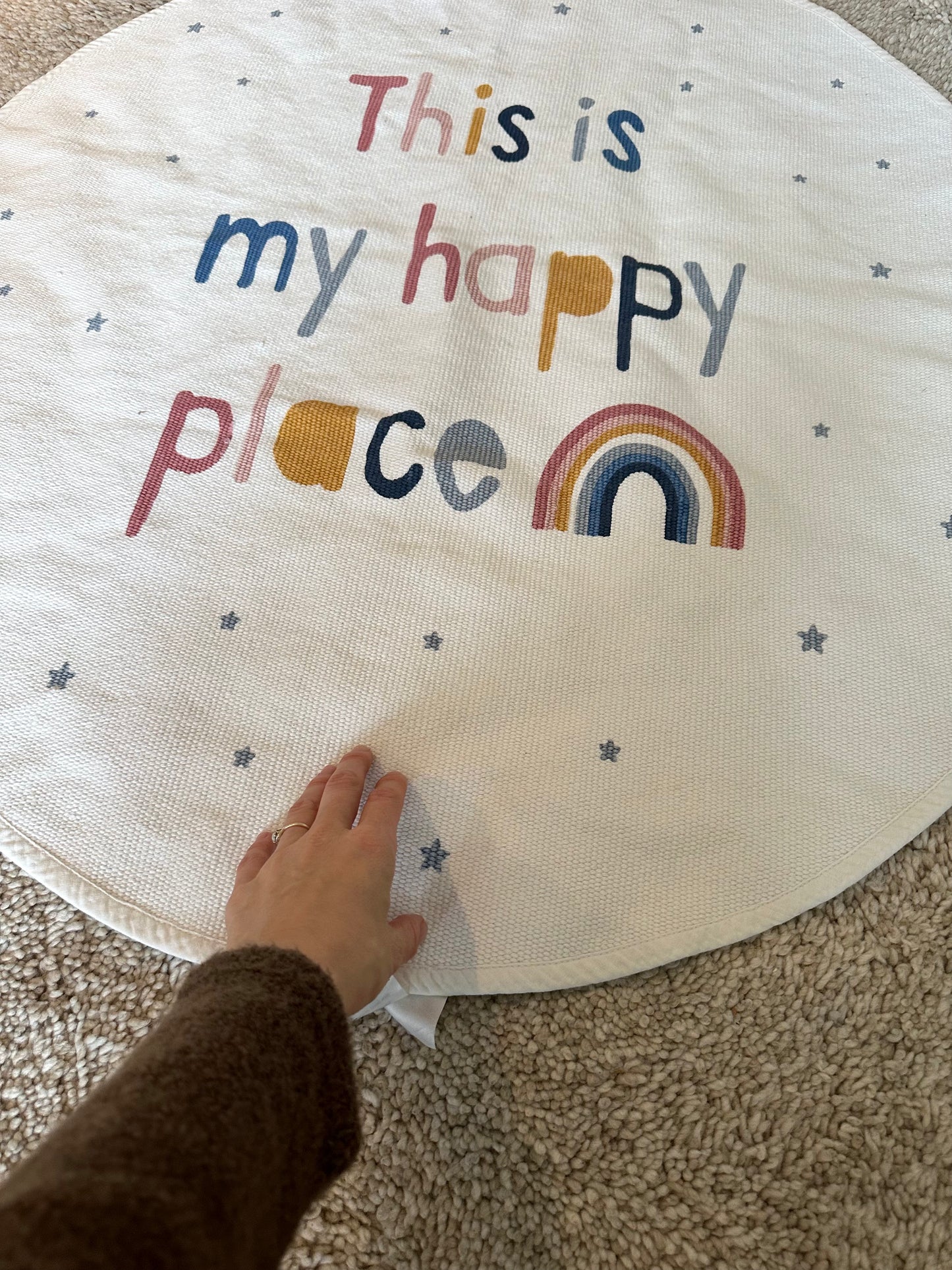 This Is My Happy Place Rug (No Shipping)