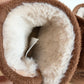 Tan Velcro Fleece Lined Boots / Size 5.5 Toddler