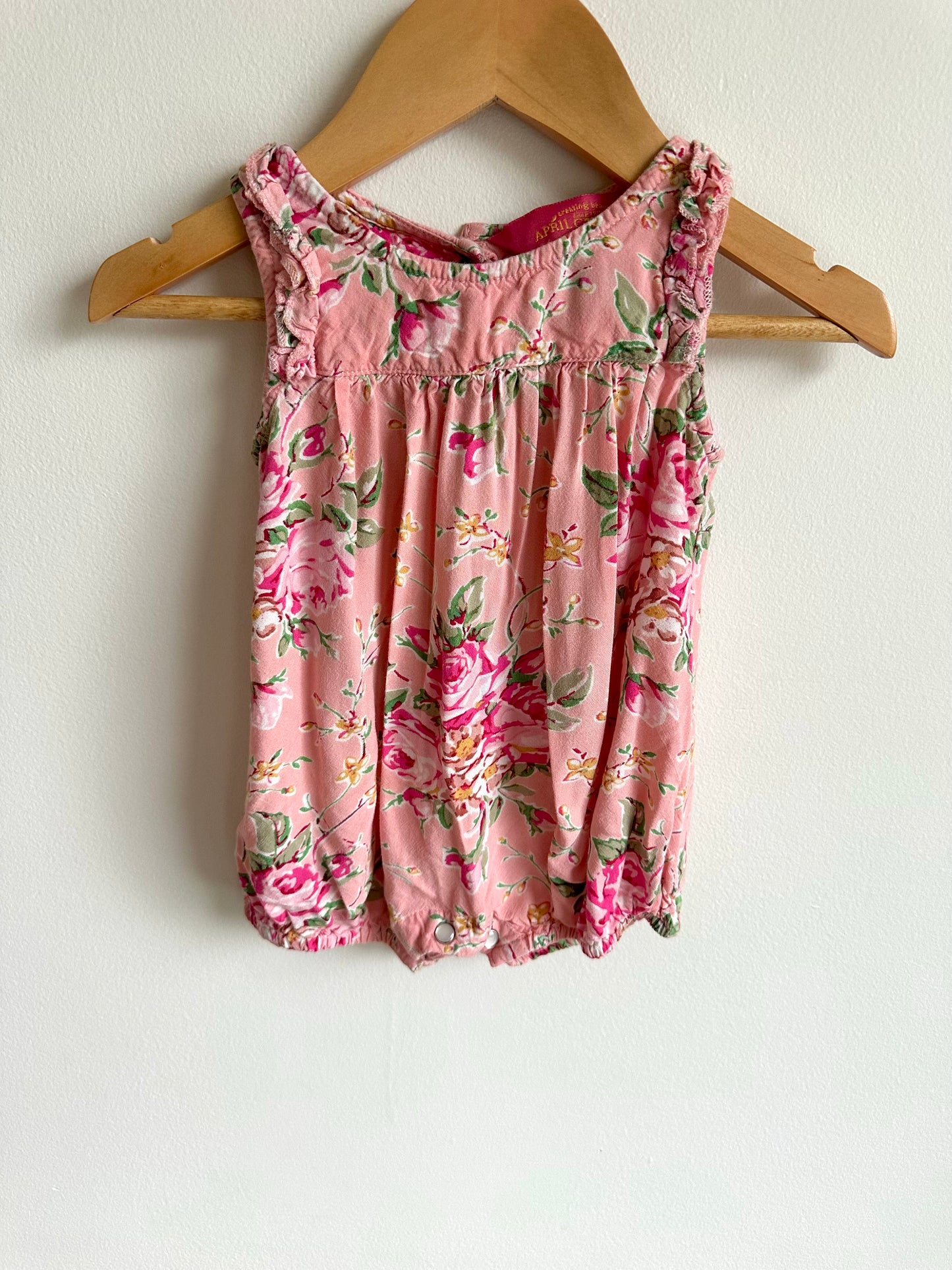 April Cornell Floral Romper / 0-6m