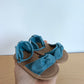 Chambray Bow Sandals / 3-6m