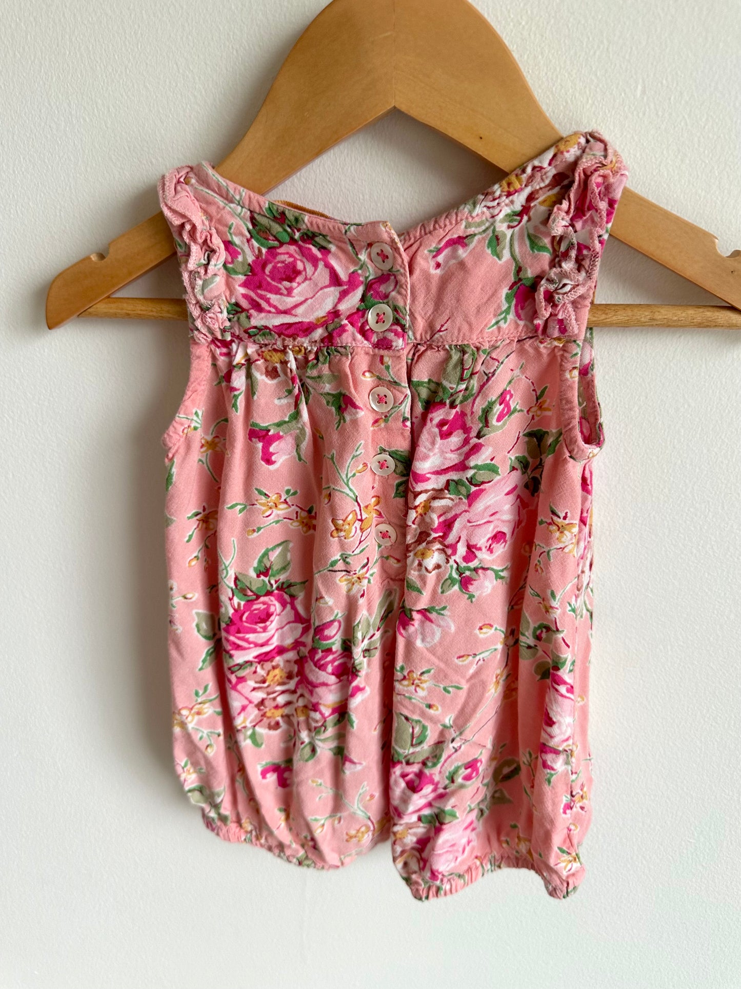 April Cornell Floral Romper / 0-6m