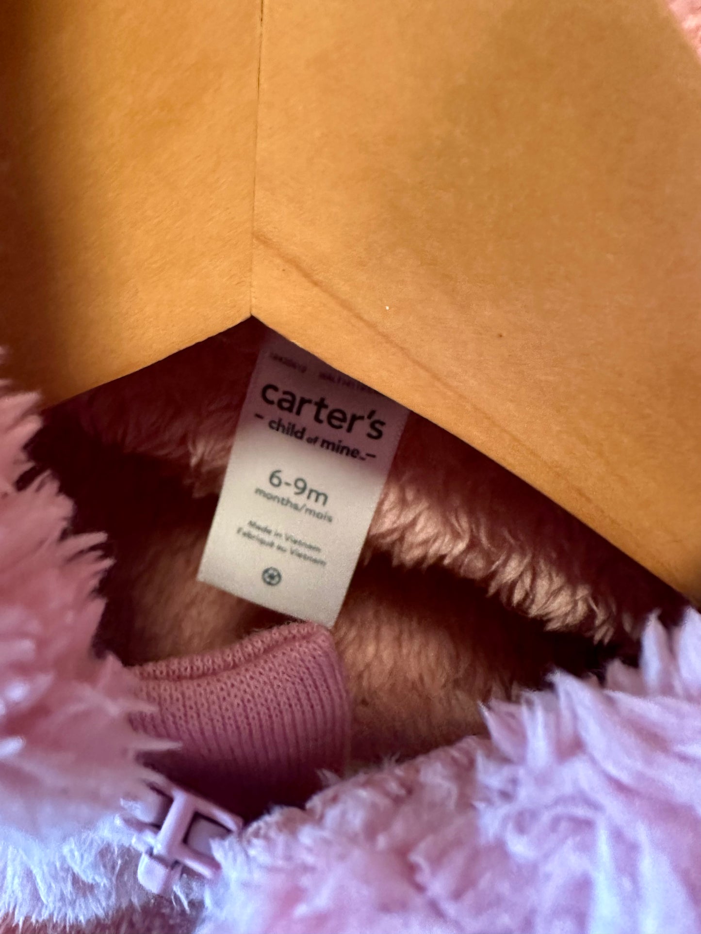 Rosy Pink Hood Bunting Suit / 6-9m