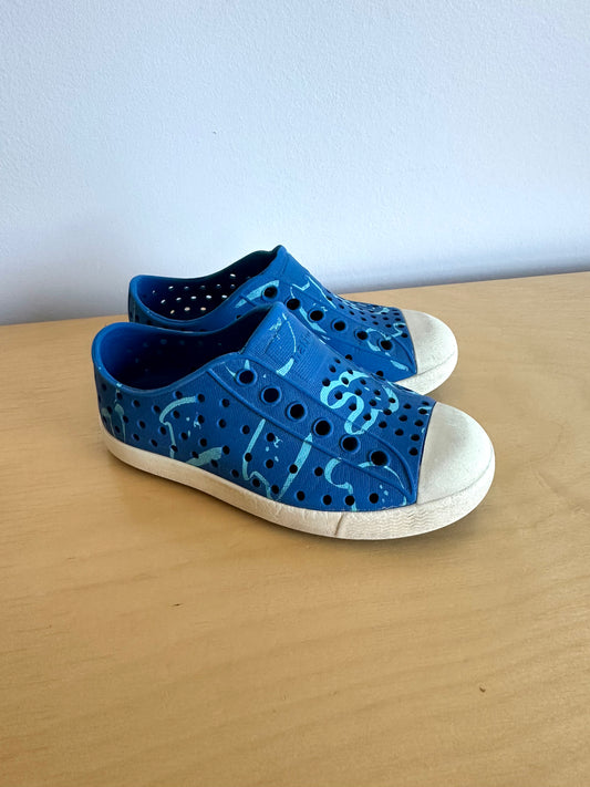 Native Blue Shoes / Size 7 Toddler