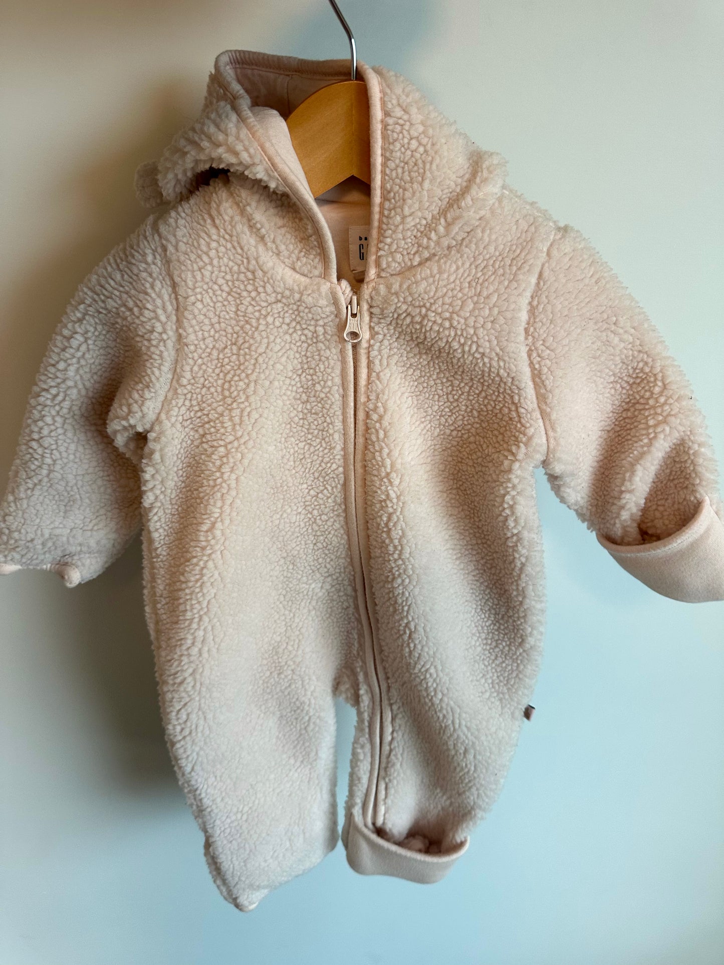 Gap Light Pink Bunting Suit / 3-6m