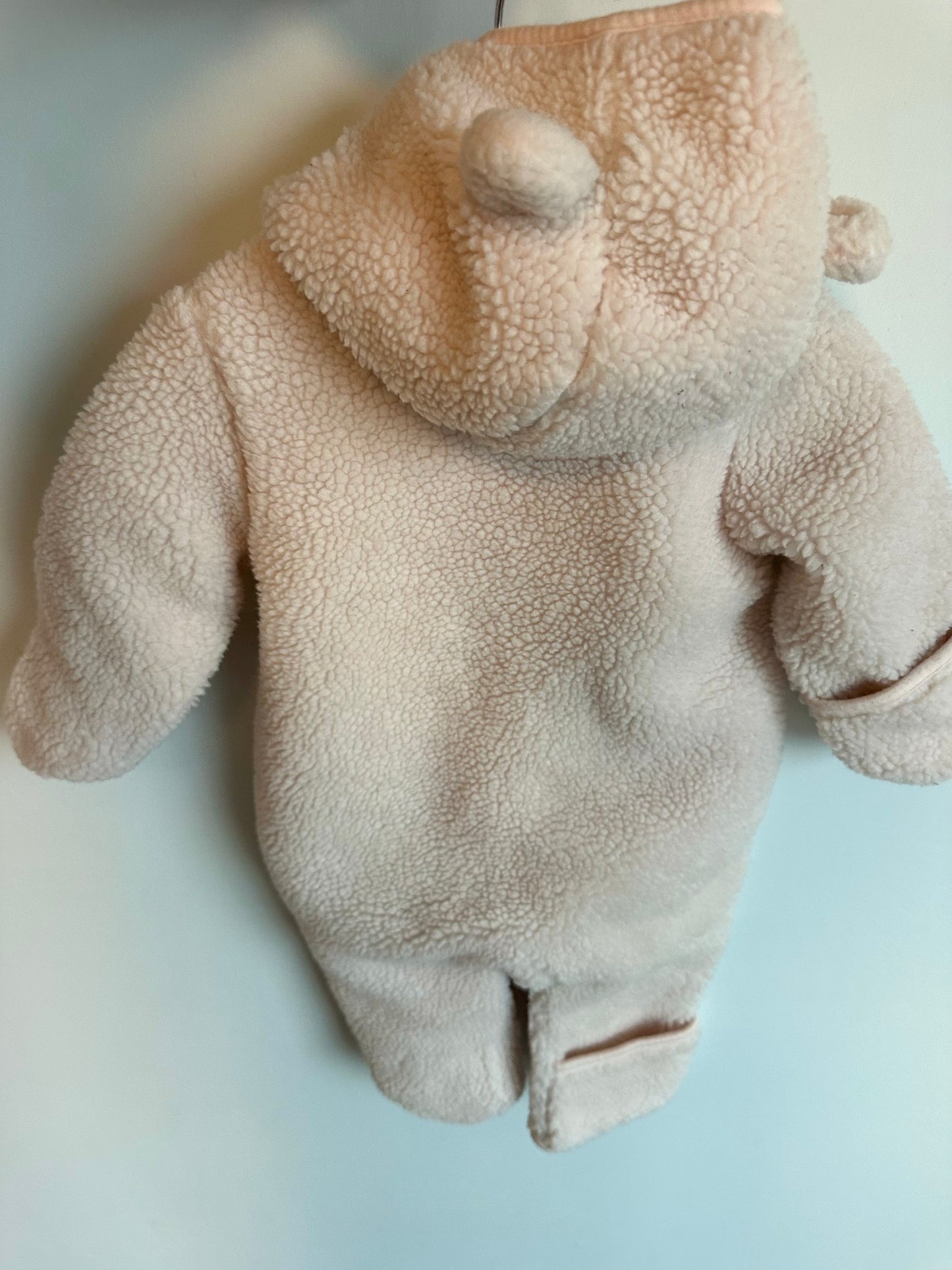 Gap Light Pink Bunting Suit / 3-6m