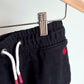 Black Drawstring Shorts / 7-8 years