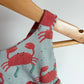 Handmade Crab Jumpsuit / 9-12m
