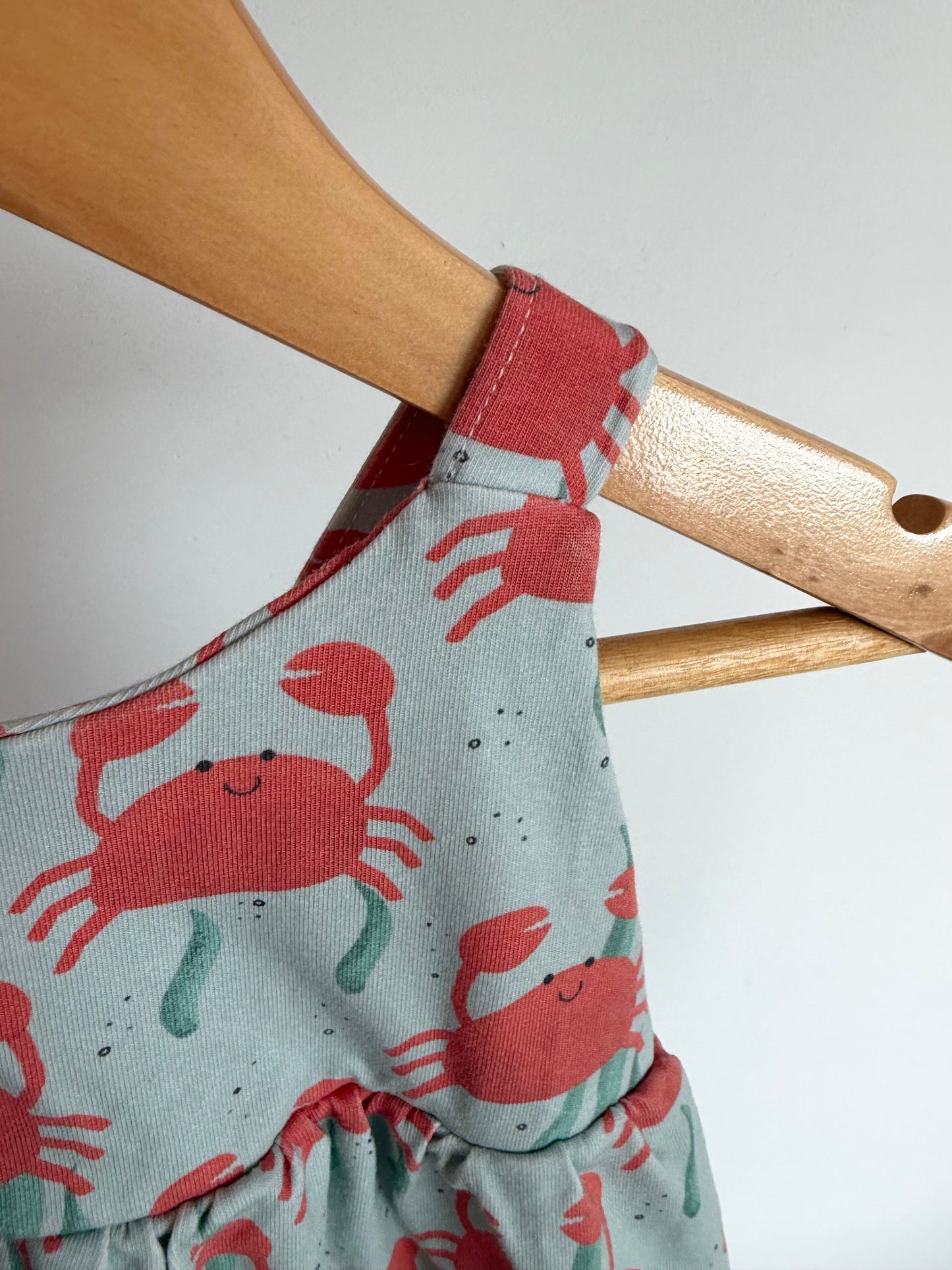 Handmade Crab Jumpsuit / 9-12m