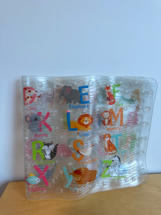 Alphabet Bath Mat (No Shipping)